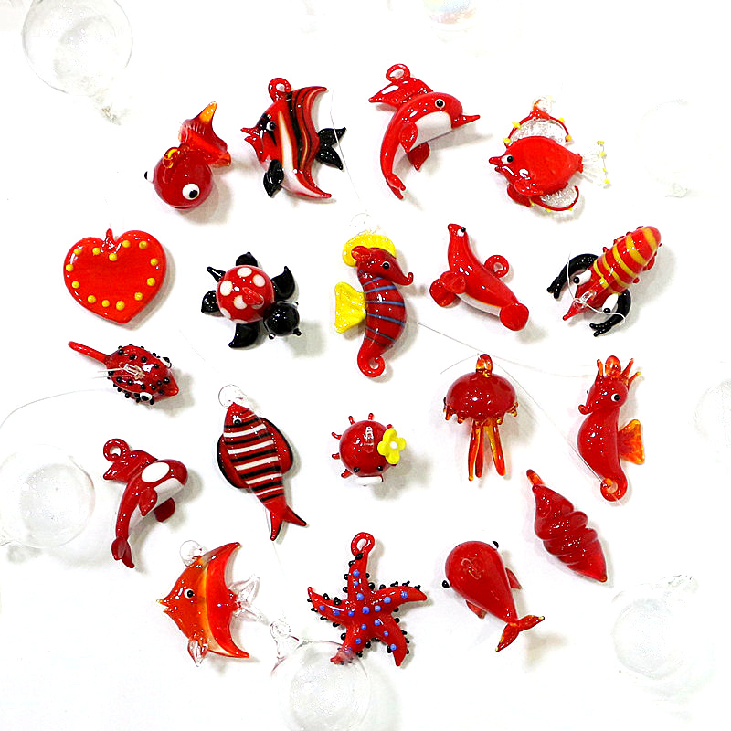 Marine Aquarium Europe - Drijvende glazen zeedieren aquariumdecoratie Schattige miniatuur