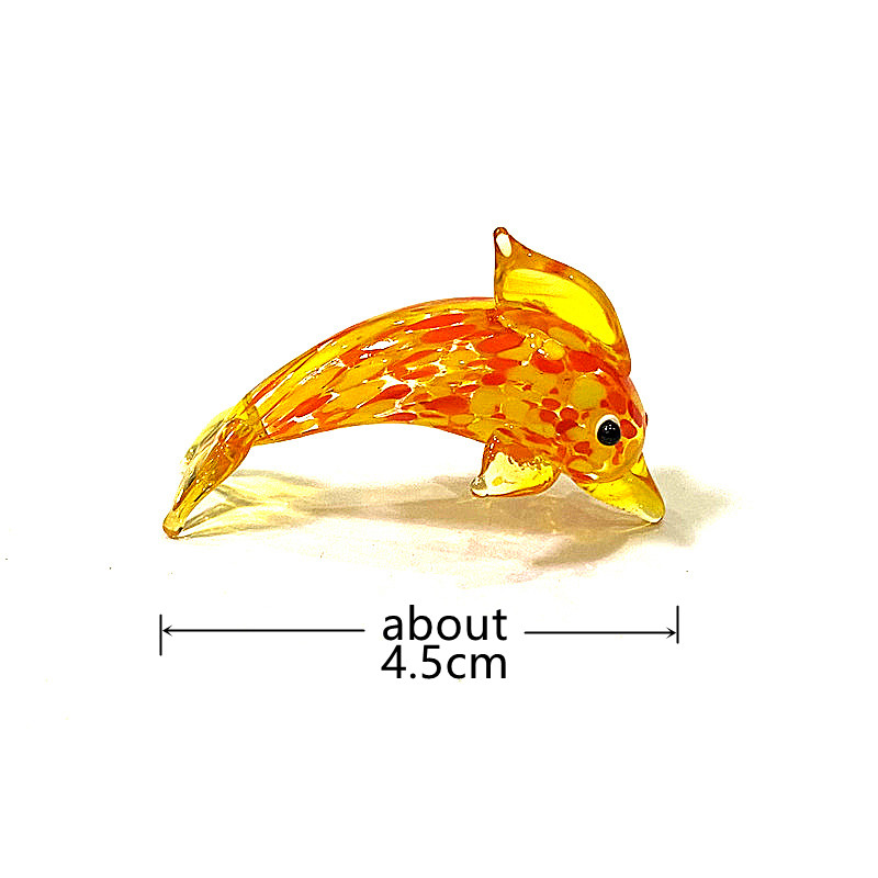 Handgemaakte mini glazen dolfi - Marine Aquarium Europe recensie en prijs